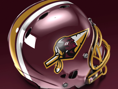 Redskins arrow hot sale helmet