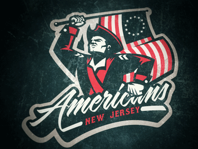 New Jersey Americans Logo Concept by Fraser Davidson on Dribbble