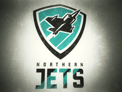 Northern Jets Aussie Rules Logo aussie australia football jets logo northern rules