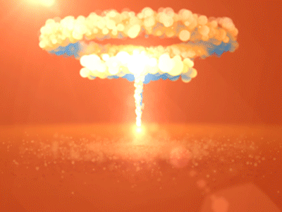 Explosion animated atomic bomb explosion gif nuclear