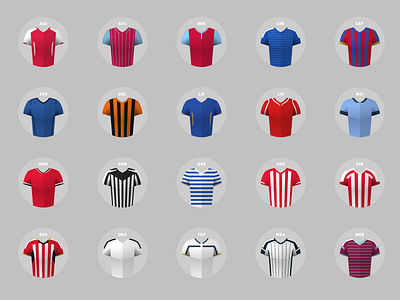 Premiership Jerseys epl football icons jerseys premiership shirts soccer strip uniform
