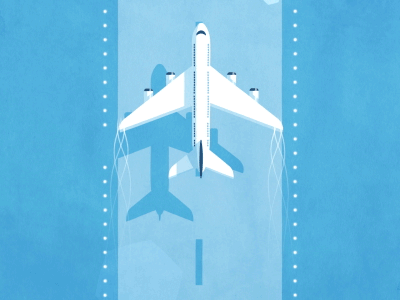 Plane Landing Above animated gif a380 plane landing