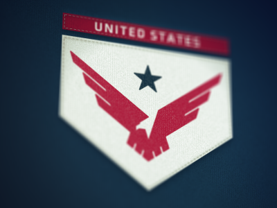 United States america brand embroidery identity logo national states team united