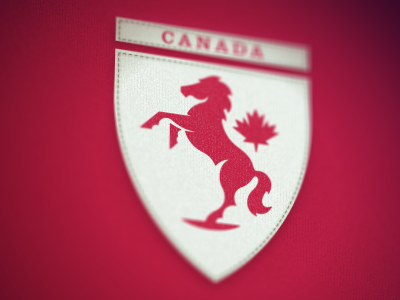 Canada brand canada embroidery identity logo national team