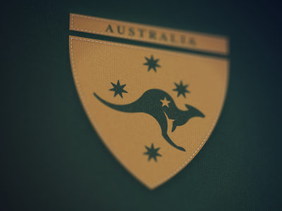 Australia australia brand embroidery identity logo national team