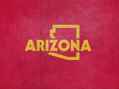 Arizona arizona graphic map outlines state united usa
