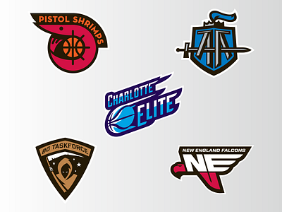 The Basketball Tournament Logos 5 basketball logos tbt