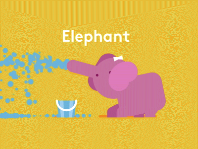 Elephant animated elephant rubberhose