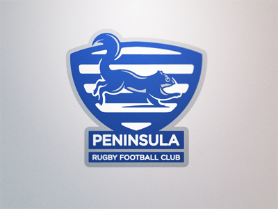 Peninsula RFC Concept 3 club logo rfc rugby squirrel