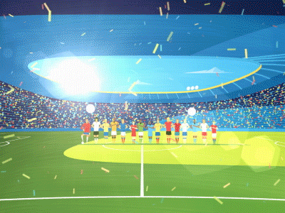 Football Match after effects compositing football soccer stadium