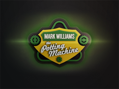 'The Potting Machine' Mark Williams logo machine mark potting snooker williams