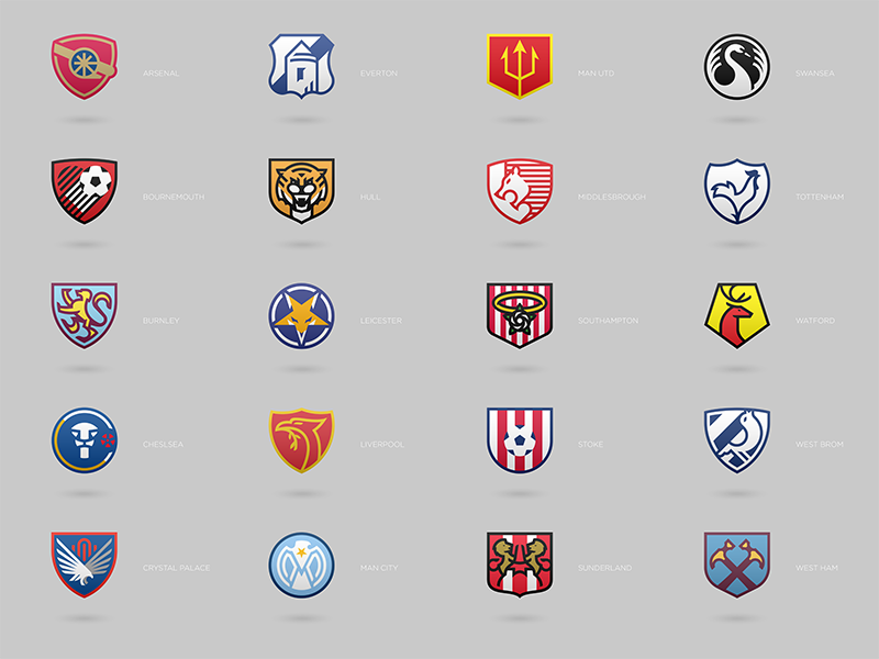 Football Logos by Fraser Davidson on Dribbble