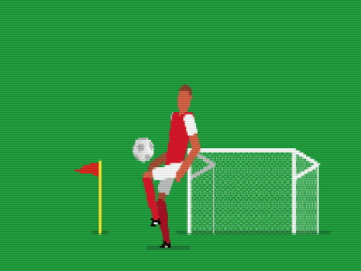 Keepie-Ups animation football kick soccer
