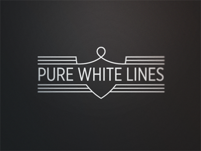 Pure White Lines Black Logo furniture lines pure white