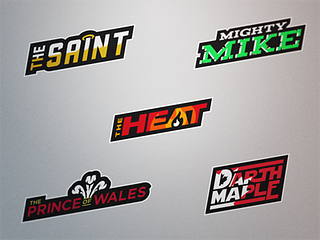 Darts Player Logos: Set 3 by Fraser Davidson on Dribbble