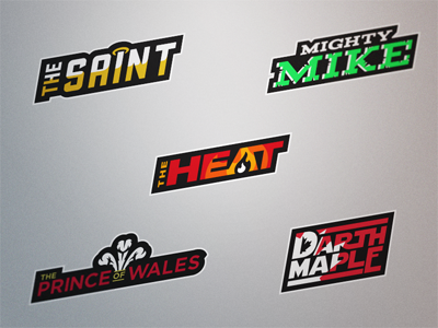 Darts Player Logos: Set 3