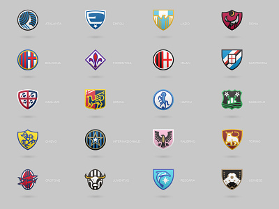 Football Logos a football icons league logos serie
