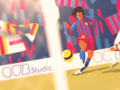 Goal! animation barcelona fc football soccer