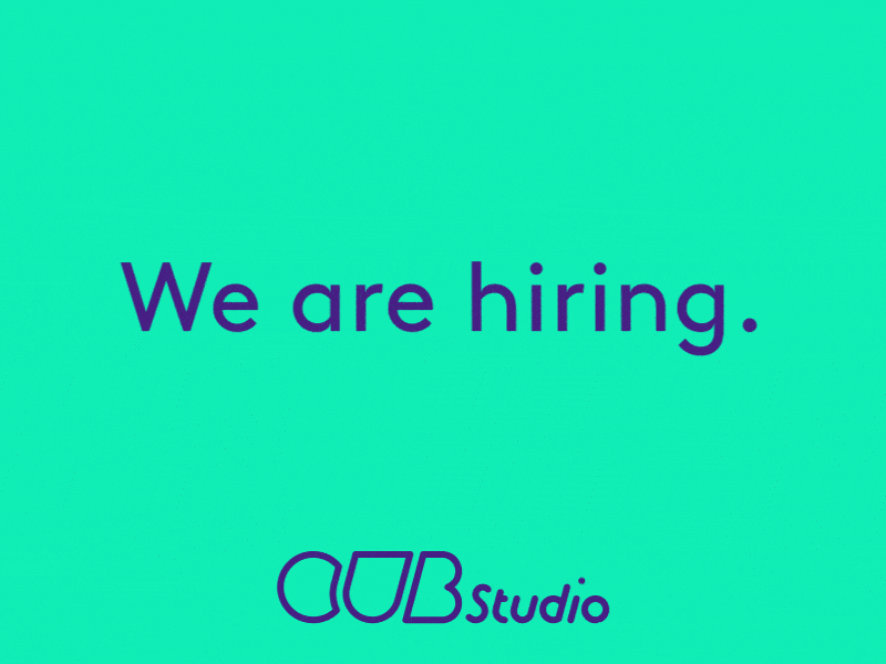 We are hiring.
