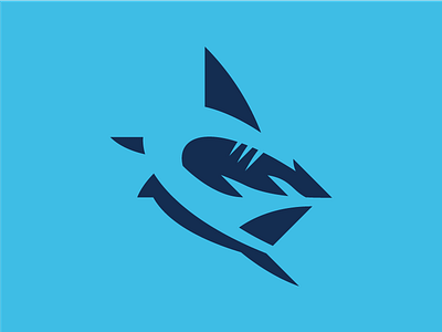 Shark Logo by Fraser Davidson on Dribbble