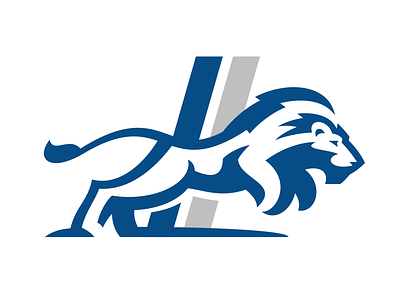 Lion detroit lion lions logo pounce