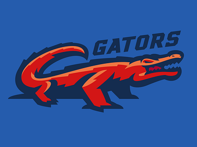 Gators alligator gator logo sport