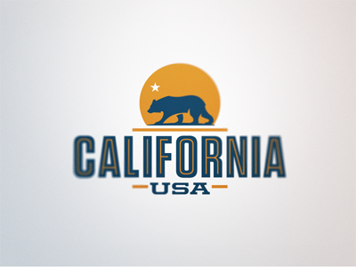 California, USA bear california logo usa