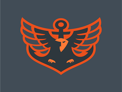 Naval Eagle anchor eagle logo