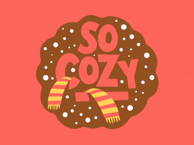 Cozy airtime animated app cozy gif scarf sticker