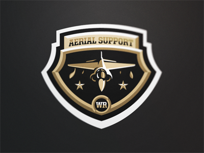Aerial Support football logo