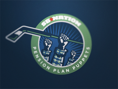 Pension Plan Puppets blogging logos rebrand sb nation sports united