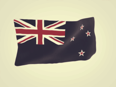 Animated Flag New Zealand
