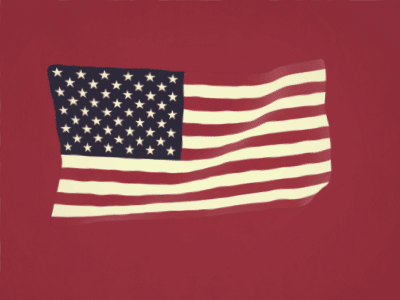 Animated Flag United States