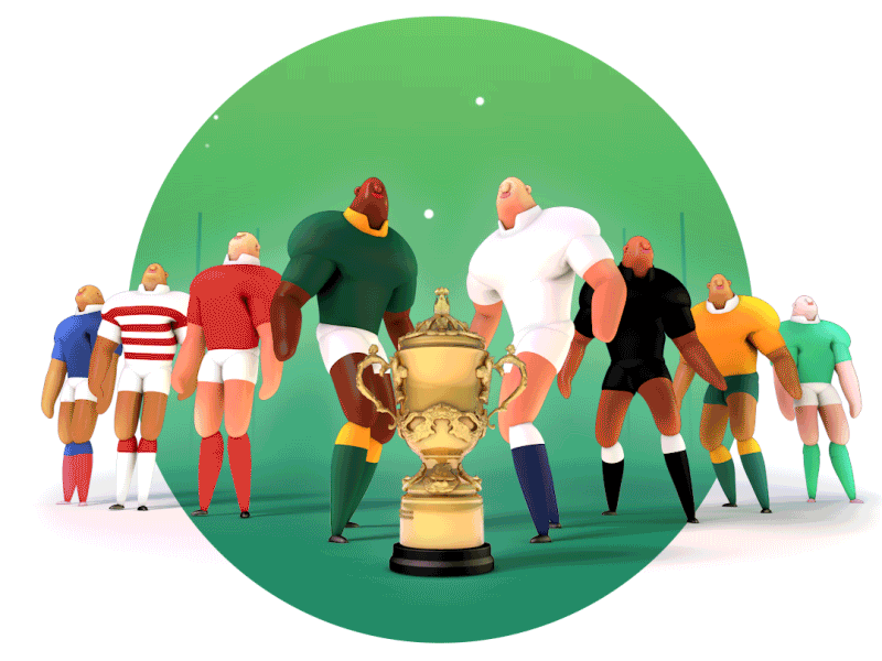 Rugby World Cup animated animation cup rugby world