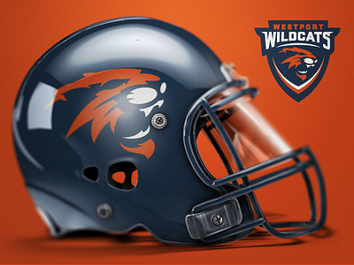 Wildcats Helmet Progression football logo sport wildcats