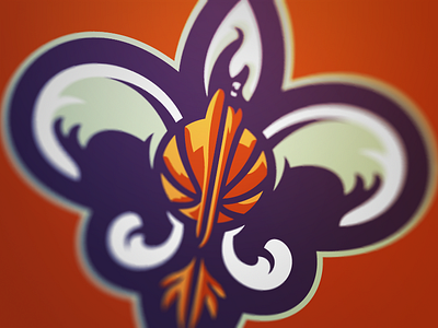 Bird De Lis 2 basketball logo nba new nola orleans pelicans sport