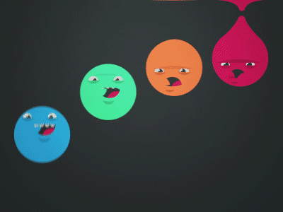 Bipolar Balls animated ball gif monster