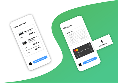 - | Checkout | - app checkout clean creative daily ui daily ui challenge design ecommerce flat green minimal minimalistic mobile shop simple ui uiux ux web