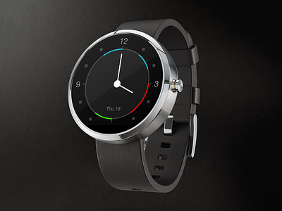 Moto 360 Watch face design smartwatch ui wearables
