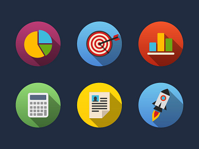 Business Flat Icons app business business icons flat icons interface marketing modern icons startup ui ux web