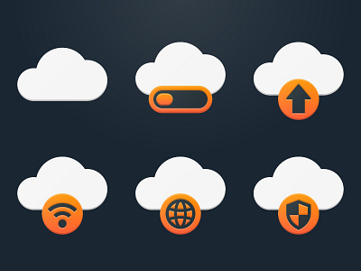Cloud Computing Icons app cloud computing control data development download icons internet network web