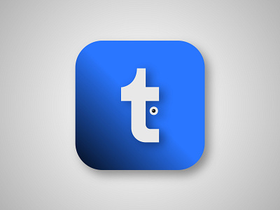 Tumblr app logo app ui branding creative design graphic design illustrator logo logo design logos social media tumblr