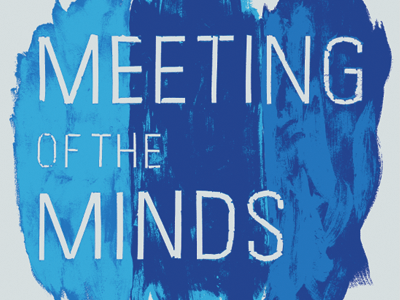 Meeting of the Minds paint tape type typography univers