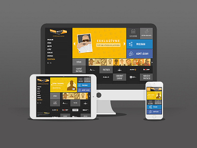 Rulezz responsive redesign flat imac ipad iphone metro responsive webdesign