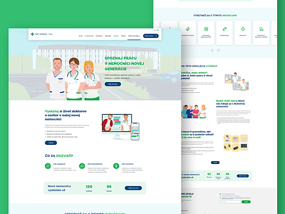 Hospital Simulation web design doctor hospital illustration medical uiux uiuxdesign web web design website