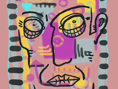 Face 1 digital illustration