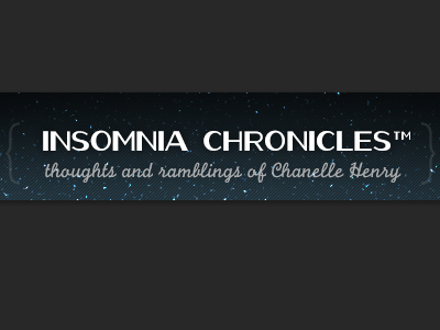 Insomnia Chronicles™ Newsletter Banner