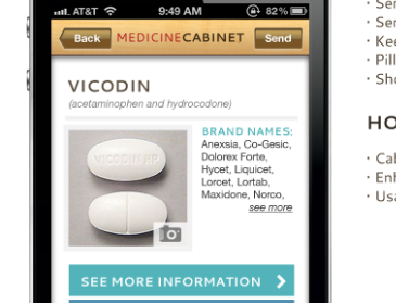 Medicine Cabinet Mobile App (re)Design mobile app design mobile application design pharmaceutical redesign