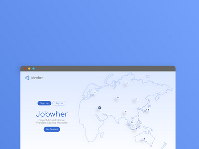 Jobwher - Landing Page