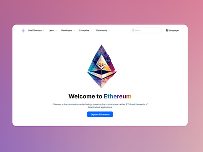 Ethereum Landing Page